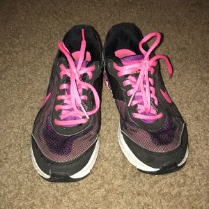 Pink, Black, and Purple  Nike Shoes